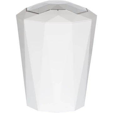 Spirella Crystal szemetes 5L, fehér