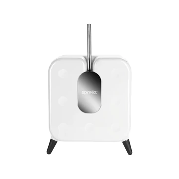Spirella Cube WC-kefe-tartó, kefe és WC-papír-tartó, fehér