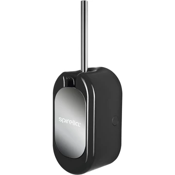Spirella Cube WC-kefe-tartó és kefe, fekete