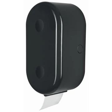 Spirella Cube WC-papír-tartó, fekete