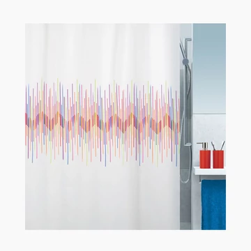 Spirella Ray zuhanyfüggöny 180X200 cm, többszínű