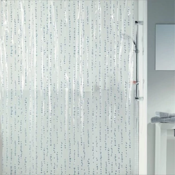 Spirella Hydro zuhanyfüggöny 180X200 cm, világoskék