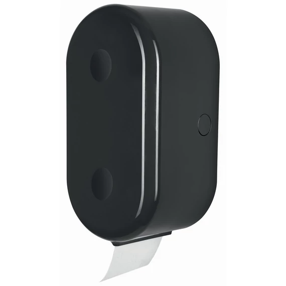 Spirella Cube WC-papír-tartó, fekete